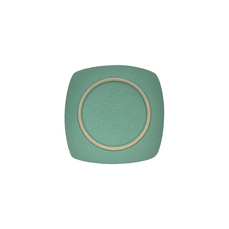 Ceramic Tea Holder (Square, Light Green) W 3.4 x H
