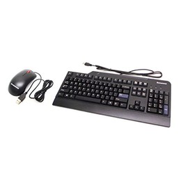 Genuine 54Y9400 45J4888 IBM Lenovo Black Preferred Pro USB Wired Computer Work Office Home Keyboard and Mouse Set Kit Compatible Keyboard Part Numbers: 41A5289, SK-8825, 54Y9400, 45J4889, M-U0025-O