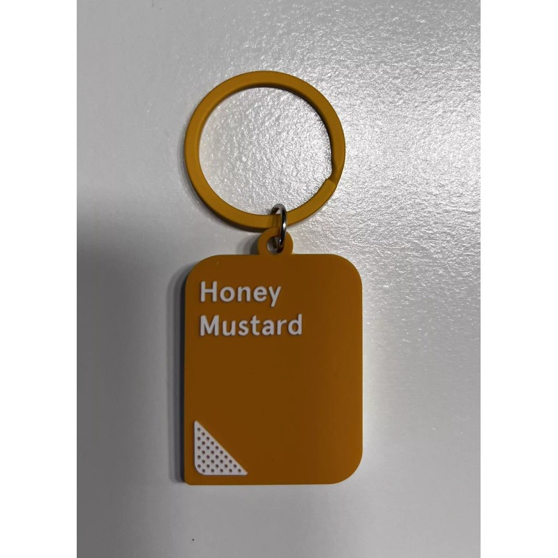 Chick-fil-a keychain 2023 LIMITED EDITION Honey Mustard Sauce New Sealed