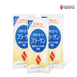 Hanamai (현대Hmall)하나마이 피쉬 100% 저분자 콜라겐 펩타이드 대용량 3세트 x 100g (Hyundai Hmall) Hanamai Fish 100% Low Molecular Collagen Peptide Large Capacity 3 Sets x 100g