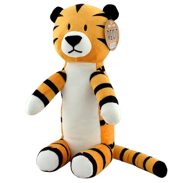 Attatoy Regit The Plush Tiger Toy, 17-Inch Tall Striped Sitting