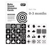 High-Contrast Montessori Baby Visual Stimulation Cards Set – Multi-Stage Infant
