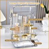 Cosmetic Organiser, Portable Make Up Organiser, Transparent Acrylic Beauty Organiser,