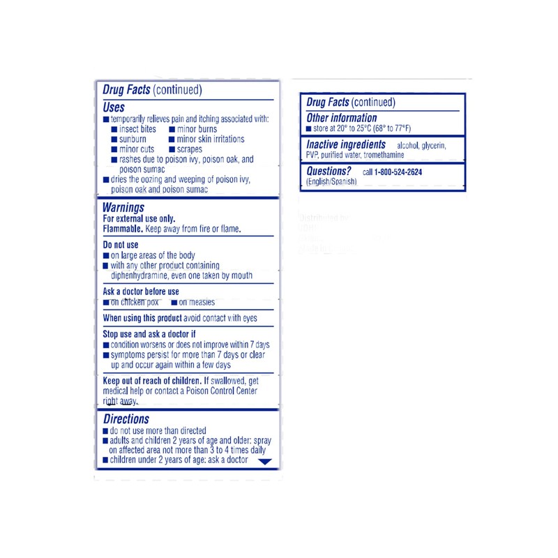 Benadryl Spray Extra Strength, 2 Oz (Pack of 3)