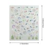 Summer Ocean Theme Nail Art Stickers, 5D Self-Adhesive Fish and