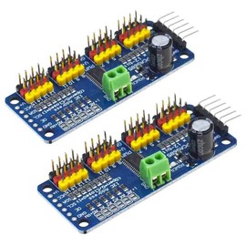 2pcs PCA9685 16 Channel 12-bit PWM Servo motor Driver I2C Module Robot