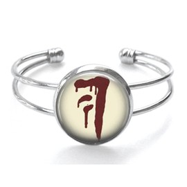 Supernatural Mark of Cain Silver Plated Cuff Bracelet