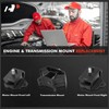 A-Premium 3PCS Engine Motor Mount and Transmission Mount Kit Compatible