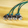 Gebildet Pack of 4 12 mm 3V-4.5V-5V-6V-7.5V-9V LED Metal Indicator