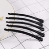 Lurrose 100pcs Black U Shape Stainless Steel Bun Bun Updo
