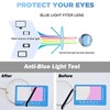Ggpyyon Blue Light Filter Glasses Women Men Retro Round Glasses