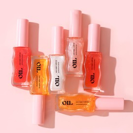 Honey Infused Hydrating Lip Oil Lip Gloss with Honey Tropical Scent, High-Shine Non-Sticky Formula for Dry Lips, 8ml (Mango, Lip Oil-4)