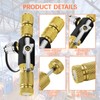 Mega Flow Vacuum-Rated Valve Core Removal Tool,1/4"& 5/16" Dual Valve
