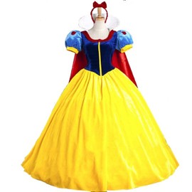 [Toyoku] Snow White Long Dress, Event, Costume, Cosplay, Festival, Witch, Halloween, Headband with Pannier (XL)