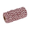 sourcing map Twine Packing String Wrapping Cotton Twine 100M/109 Yard