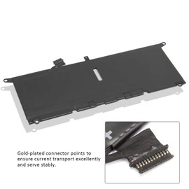 DELL DXGH8 Battery replaceable for Dell XPS 13 7390 9370 9380 Inspiron 5390 5391 7390 7391Inspiron 14 7490 Latitude 3301 3311 Vostro 5390 5391 0H754V H754V 0V48RM V48RM HK6N5 Series Notebook 7.6V 52Wh
