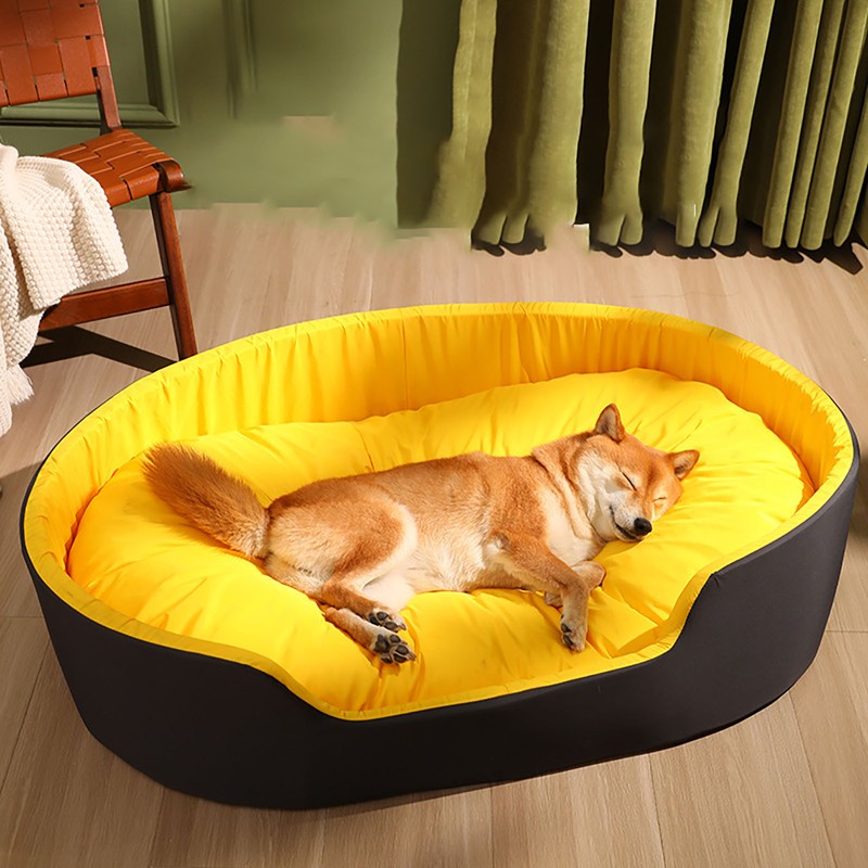 Pet Nest Bed Large Space Soft Comfortable Warm Pet Sleeping