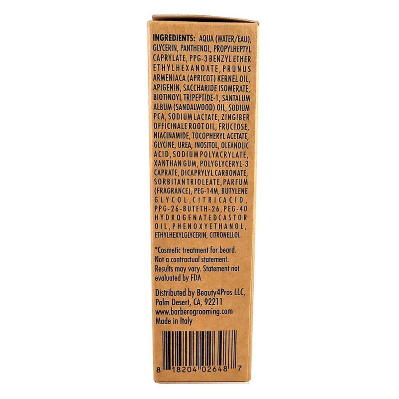 Barbero Beard Thickening Serum 1.69 Fl. Oz. / 50 ml.