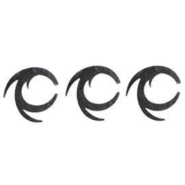 Dragon Wiggle streamer tails fly fishing predator 65mm (BLACK SPARK)