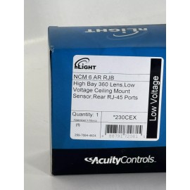 nLight NCM 6 AR RJB High Bay 360 Lens Low Voltage Ceiling Mount Sensor