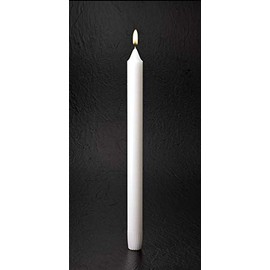 Set of 24 Altar Candle 12 x 7/8 Stearic Self Fitting(24 Pack)