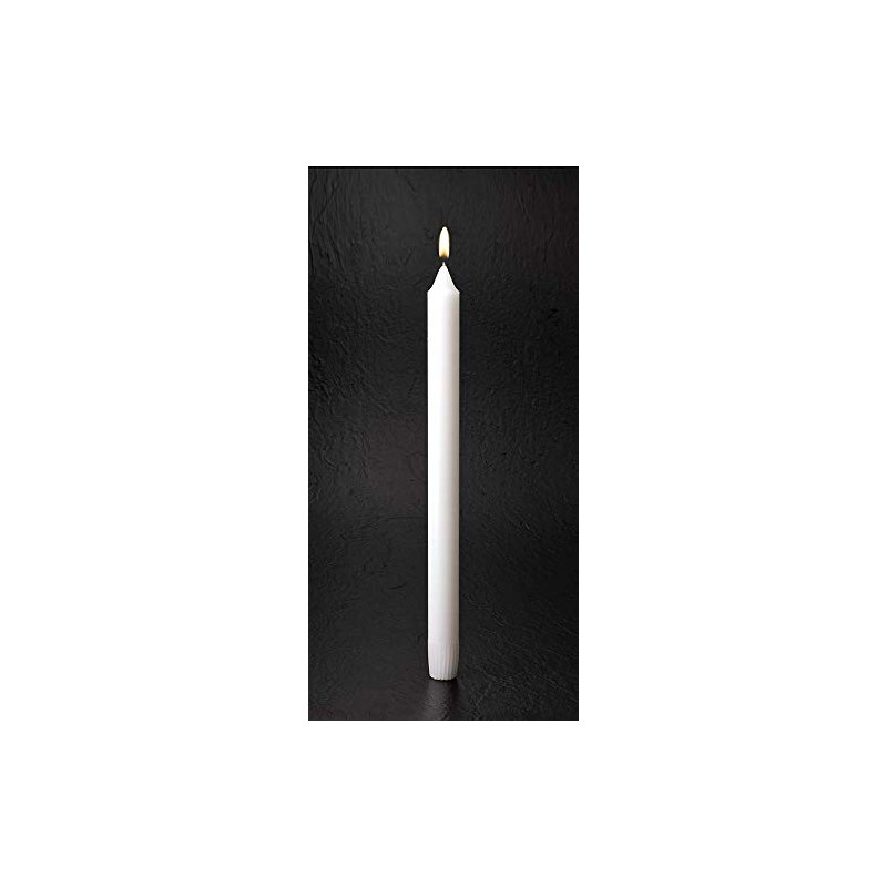 Set of 24 Altar Candle 12 x 7/8 Stearic Self