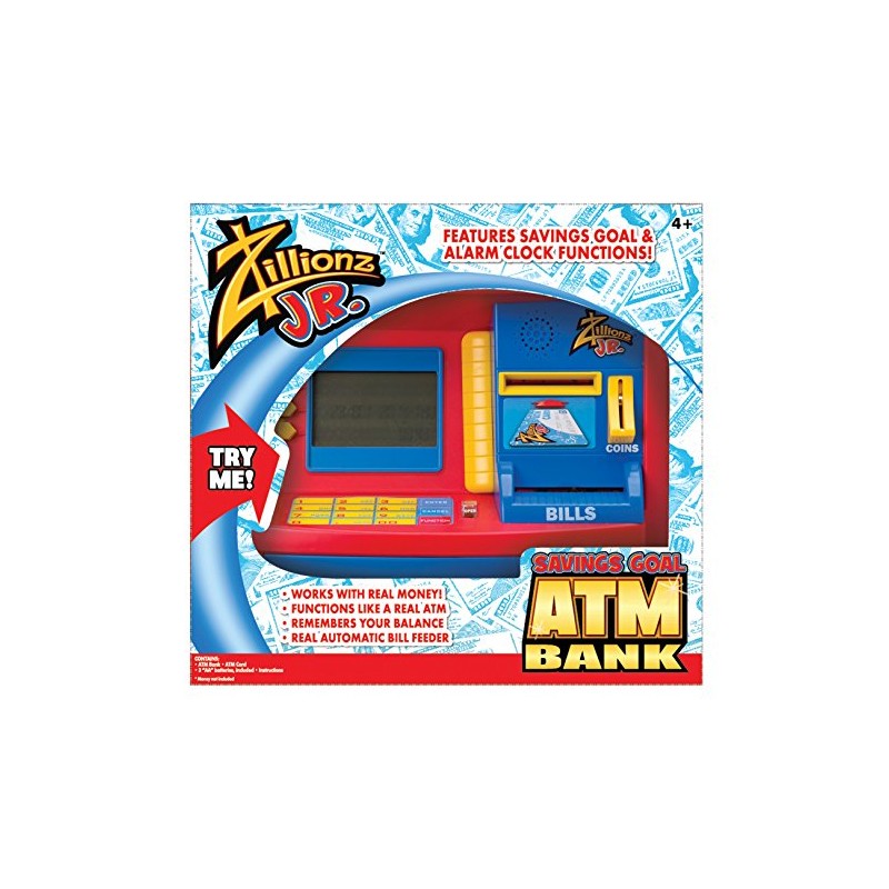 Zillionz Jr. Deluxe ATM Savings Bank, Standard Packaging