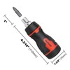 HAUTMEC 8-in-1 Stubby Ratcheting Screwdriver Set, Multi Screwdriver Tool All