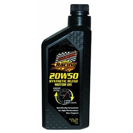 Champion Brands 4111H-EACH 'Racing' 20W-50 Semi-Synthetic Motor Oil - 1 Quart Bottle