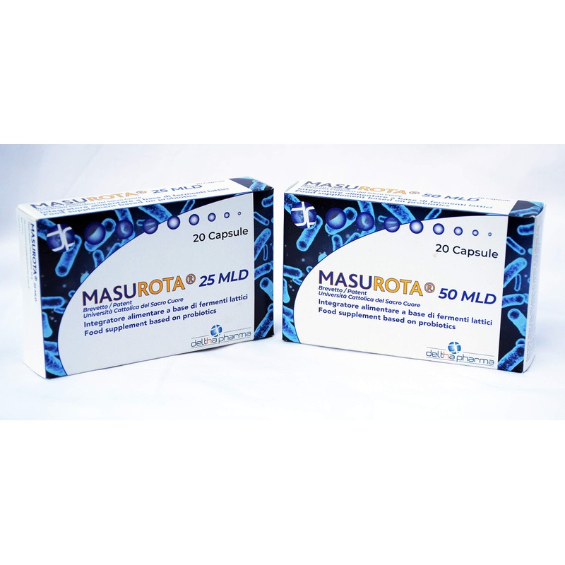 Masurota Probiotico 25 Miliardi cellule vive 9 ceppi con Inulina