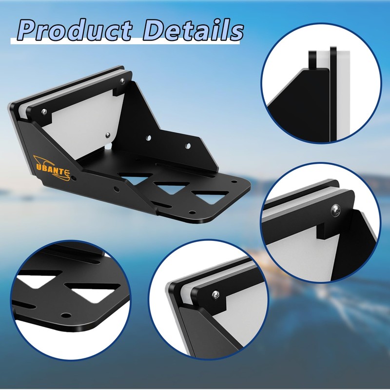 Transom Trolling Thick Heavy-Duty Motor Mount for Kayaks, for Trolling