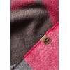 camel active Women's Soft Woven Scarf with Checked Pattern, Pink-Grey