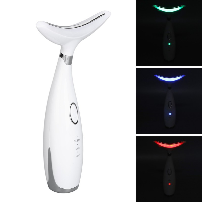 Neck Firming Massager Wrinkle Removal Constant Temperature Microcurrent Neck Skin
