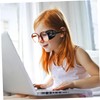 Gadpiparty 4Pcs Clear Safety Side Shields for Glasses Durable Protective