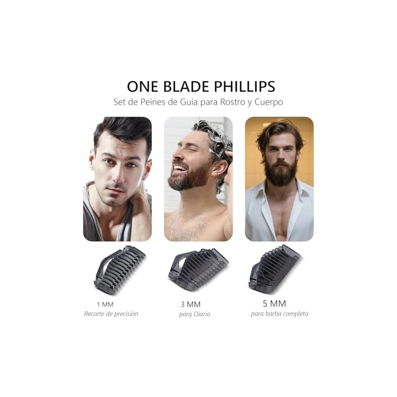 Set de Peines de Guía, Compatibles One Blade Phillips 1/2/3/5