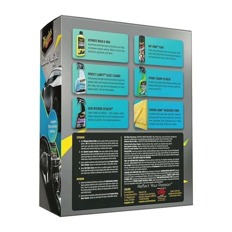 Meguiar's Complete Car Care Detailing Kit • #G55208