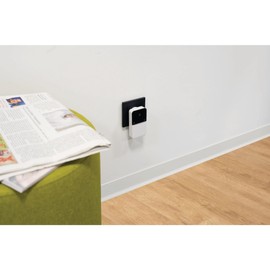 UNITEC Wireless Doorbell WDP11, 16 Melodies, 4 Volume Levels up to 80 dB, Acoustic and Optical Bell Indicator, Forwarding, 100 m Range, LED Display, White