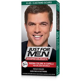 Just For Men Semi-permanent gel dye for men, natural look, no ammonia, dark brown