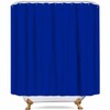 NTETSN Classic Royal Blue Shower Curtain Washable Thicken Durable Polyester