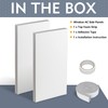 Flamorrow Window Air Conditioner Side Foam Panels, Indoor Window Air