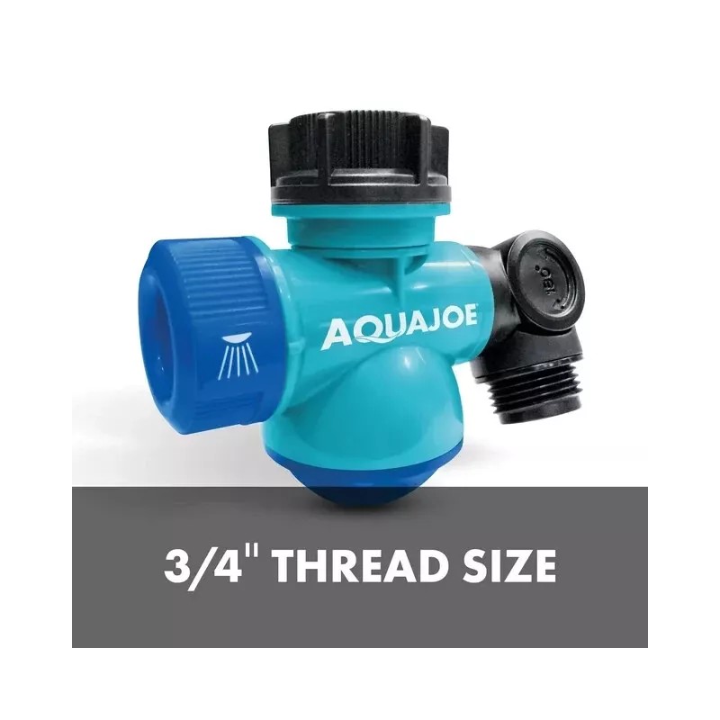 Aqua Joe SJI-MFGA1 Multi-Function Outdoor Faucet and Garden Hose Tap