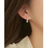 Earrings Pearl 14k Gold Plated Non Hole Earrings for Women