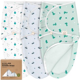 Baby Swaddle Sleep Sacks with Zipper - 3-Pack Newborn Swaddle Sack, Baby Swaddles Sleep Sack 0-3 Months,Wearable Blanket Baby,Baby Swaddle Blanket Wrap, Swaddle Sack, Easy Change Swaddle (Space Quest)