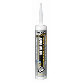 Titebond WeatherMaster Metal Roof Sealant, Gray – Premium Polymer Caulk for Aluminum, Copper, Galvanized Steel & Coated Metals, UV-Resistant – 62501, 9.5 Oz. Cartridge
