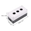 sourcing map Push Button Switch Control Station Box 22mm 3