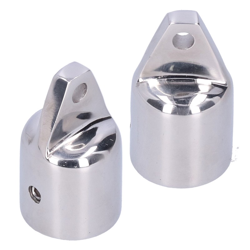 2pcs Bimini Top Cap External Eye End Accessories 316 Stainless