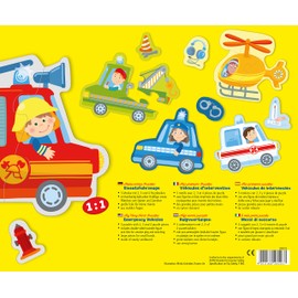 HABA 306525 My First Puzzles – Emergency Vehicles, Puzzle from 2 Years