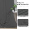 Easy-Going Blackout Curtains for Bedroom, 2 Panels Solid Thermal Insulated