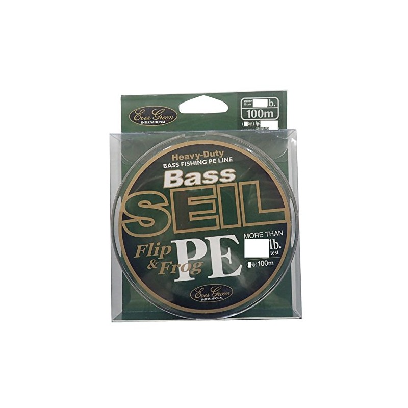 EVERGREEN BASS SEIL Flip & Flog 100m 55lb #4