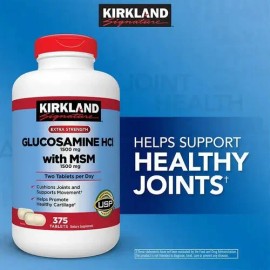Suplemento en tabletas Glucosamina Vitaminico de 375 un                                                                                               